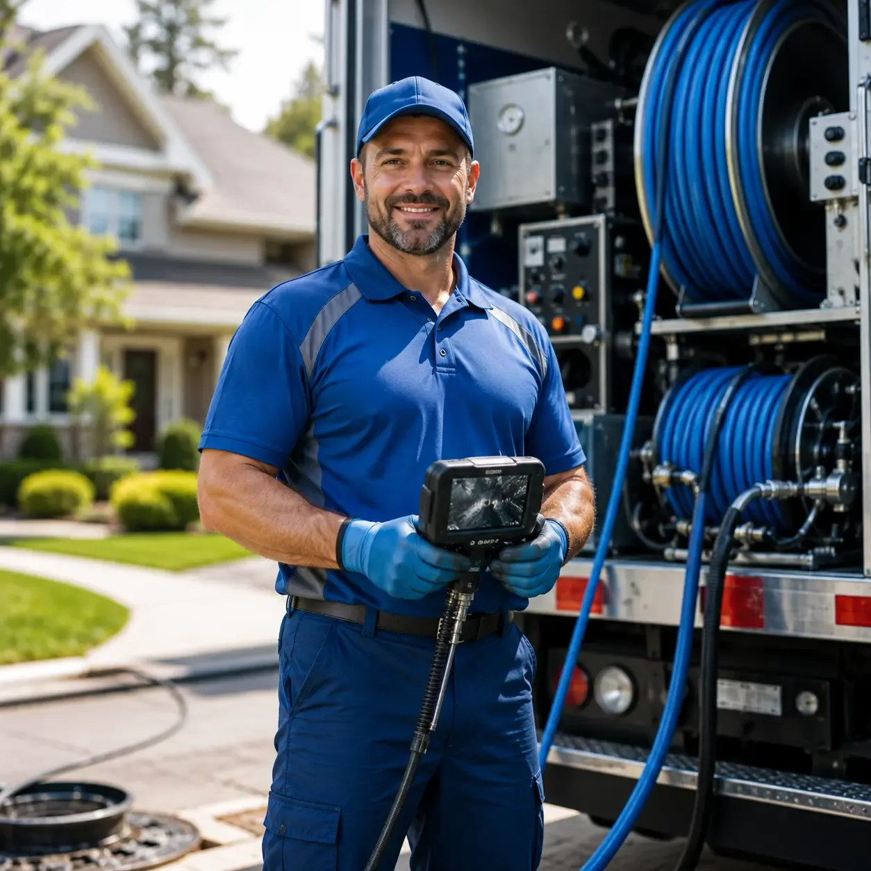 Local outdoor drain cleaning specialists in Linden, CA